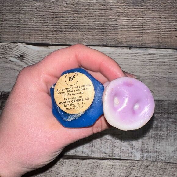 Vintage Gurley Candle Co. Novelty Easter Bunny Rabbit & Pilgrim Girl Candles - Picture 3 of 3